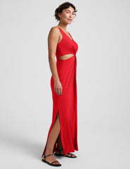 Maxi Around The World Front Twist Dress