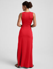 Maxi Around The World Front Twist Dress