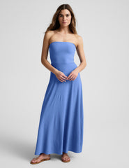 Featherweight Strapless Maxi Dress