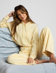 Breathe Easy Ribbed Cropped Hoodie