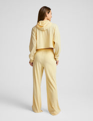 Breathe Easy Ribbed Cropped Hoodie