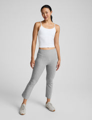 Spacedye Pintuck Kick Flare High Waisted Pant