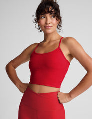 Spacedye Slim Racerback Cropped Tank