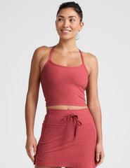 Spacedye Slim Racerback Cropped Tank