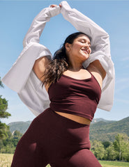 Spacedye Slim Racerback Cropped Tank