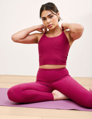 Spacedye Slim Racerback Cropped Tank