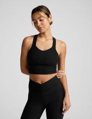 Spacedye Twist Through Cropped Tank