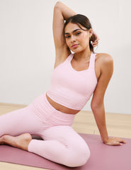 Spacedye Twist Through Cropped Tank