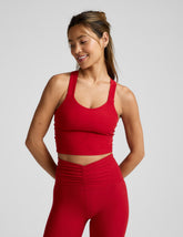 Spacedye Twist Through Cropped Tank
