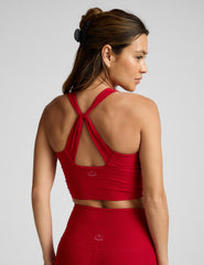 Spacedye Twist Through Cropped Tank