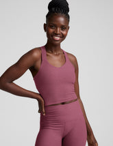 Spacedye Twist Through Cropped Tank