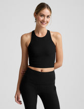 Spacedye High Neck Cropped Tank