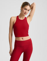 Spacedye High Neck Cropped Tank