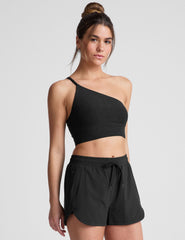 Spacedye One Shoulder Long Line Bra