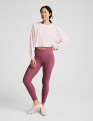 Studio Luxe Cropped Long Sleeve Tee