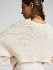 Ready For Barre Cropped Sweater