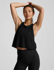 Featherweight Rebalance Racerback Cropped Tank