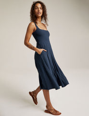 Featherweight At The Ready Square Neck Dress