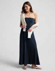Featherweight Strapless Maxi Dress
