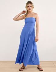 Featherweight Strapless Maxi Dress