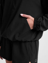 Stretch Woven In Stride Half Zip Pullover