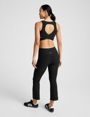 Spacedye Pintuck Kick Flare High Waisted Pant