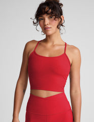 Spacedye Slim Racerback Cropped Tank