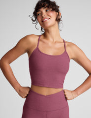 Spacedye Slim Racerback Cropped Tank