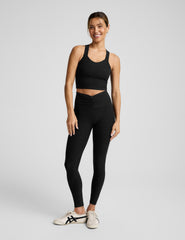 Spacedye Twist Through Cropped Tank