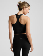 Spacedye High Neck Cropped Tank