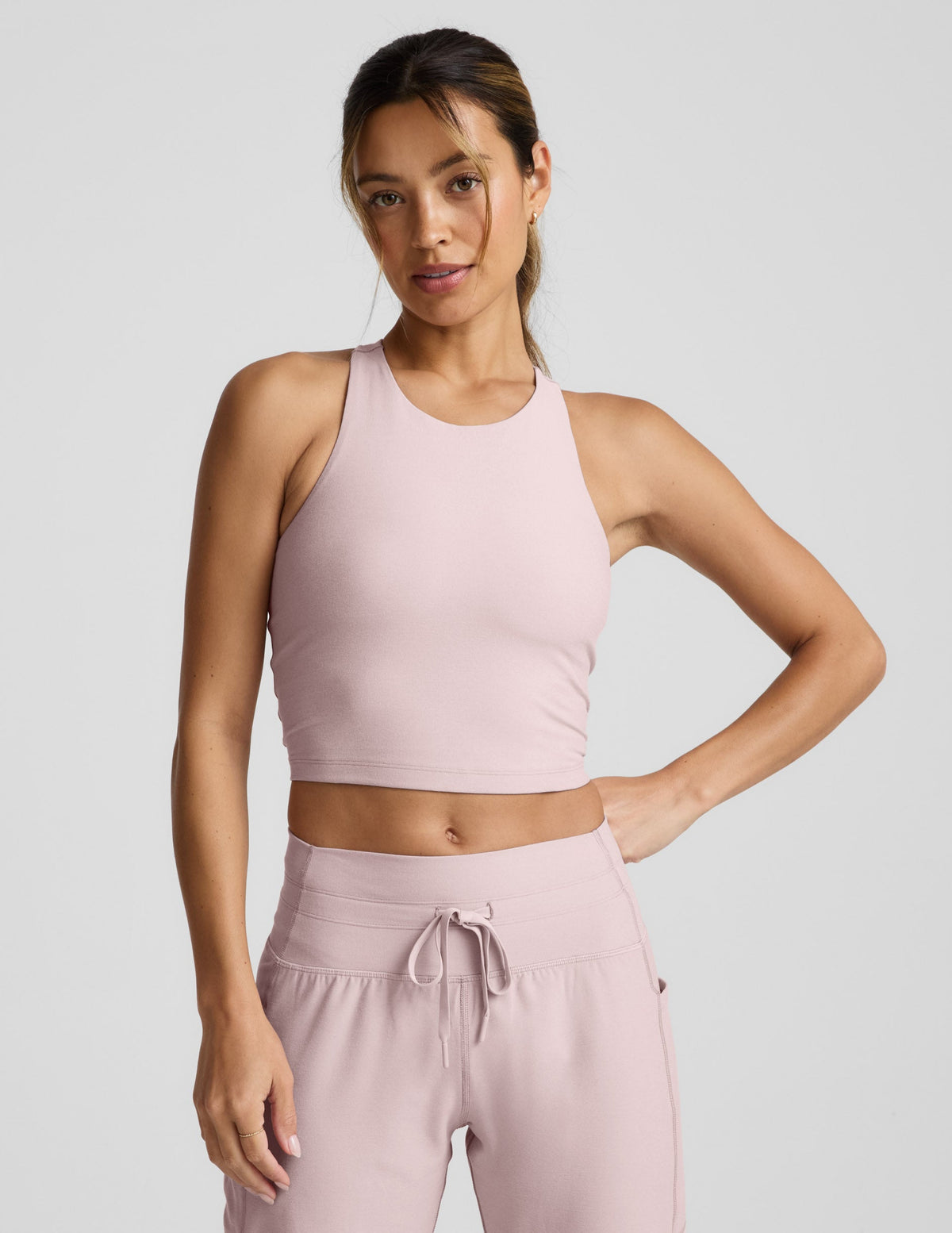 Spacedye High Neck Cropped Tank