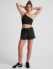 Spacedye One Shoulder Long Line Bra