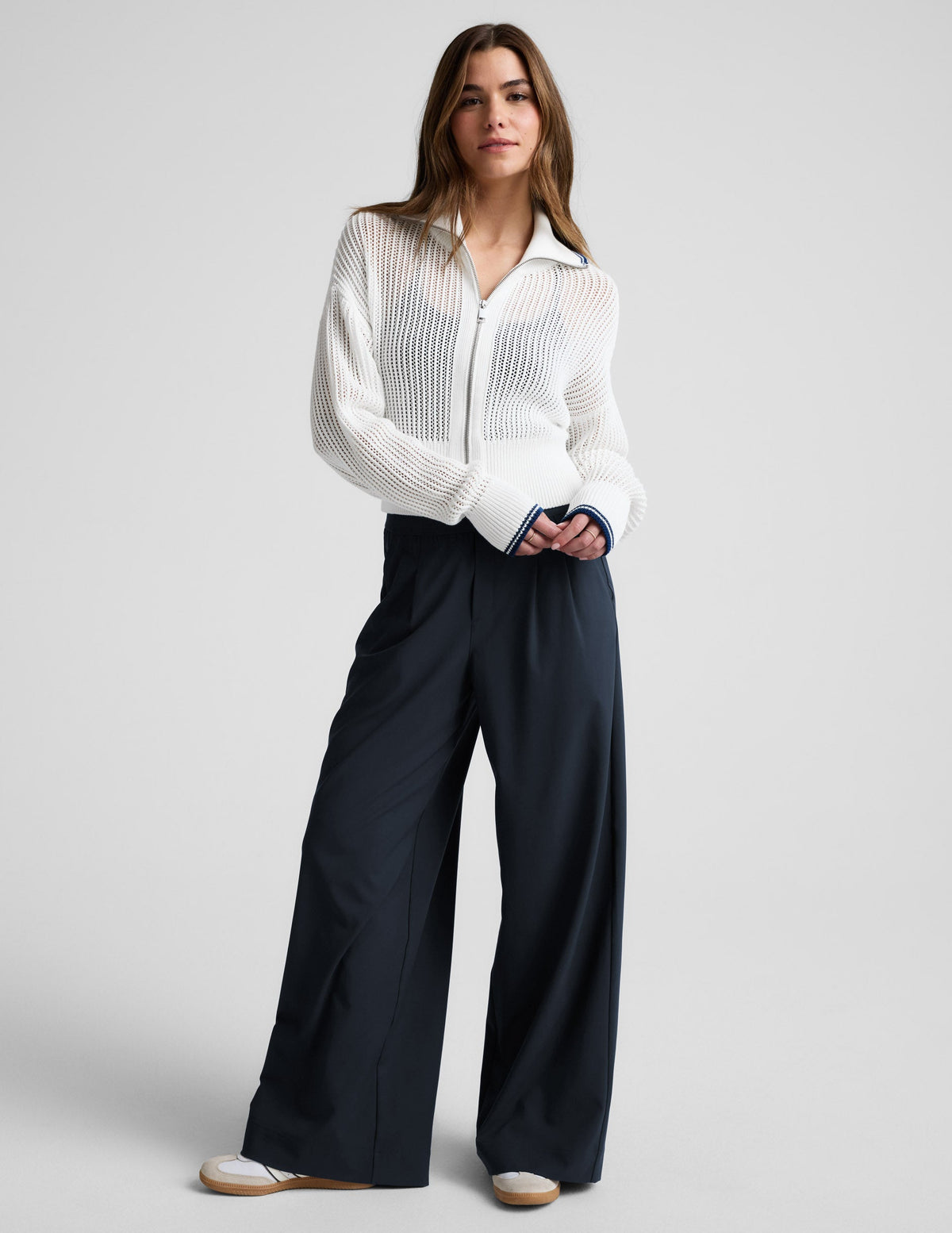 Here's The Stitch Zip Sweater