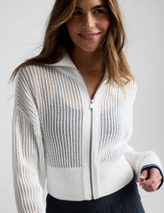 Here's The Stitch Zip Sweater