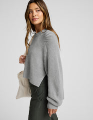 Ready For Anywhere Hi Lo Sweater