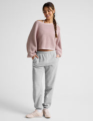 Ready For Barre Cropped Sweater
