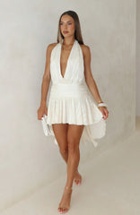 What I'm Searching For Mini Dress Cream